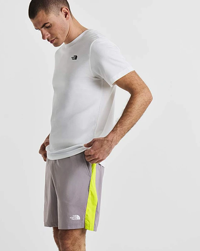 Image of The North Face The North Face 24/7 Color Block Shorts Grey - The North Face - Size: M Grey Male M NF02002