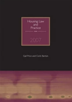 Image of Housing Law and Practice Paperback