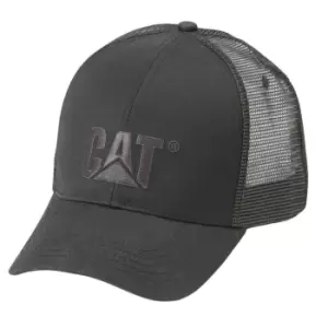 image of Raised Logo Capacity Headwear Black One Size