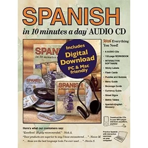 image of SPANISH in 10 Minutes a Day (R) Audio CD 2003 Mixed media product