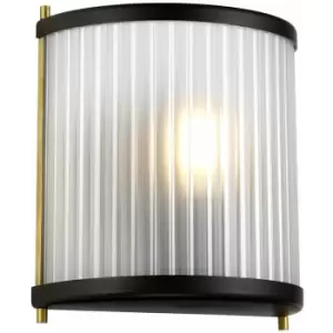 Image of Loops - Wall Light Museum Bronze Dark Brown Painted / Aged Brass LED E27 60W