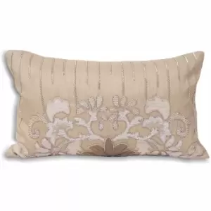 Image of Riva Home French Collection Genevieve Cushion Cover (30x50cm) (Taupe)
