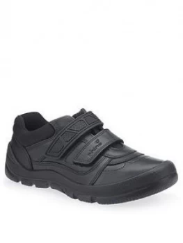 Image of Start-Rite Boys Rhino Warrior School Shoes - Black