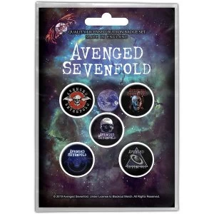 Image of Avenged Sevenfold - The Stage Button Badge Pack
