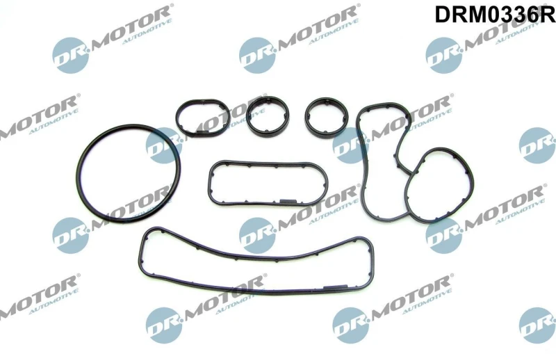 Image of DR.MOTOR AUTOMOTIVE Gasket Set, oil cooler DR.MOTOR AUTOMOTIVE DRM0336R
