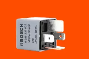 Image of Bosch Relay 0 986 332 002 VW,AUDI,MERCEDES-BENZ,Golf IV Schragheck (1J1),Golf V Schragheck (1K1),TOURAN (1T1, 1T2),Passat Variant (3C5),GOLF VI (5K1)