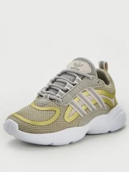 Image of Adidas Originals Haiwee Childrens Trainer - Off White
