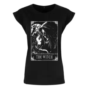 Image of Deadly Tarot Womens/Ladies The Witch T-Shirt (XXL) (Black)