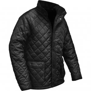 Roughneck Mens Quilted Jacket Black XL