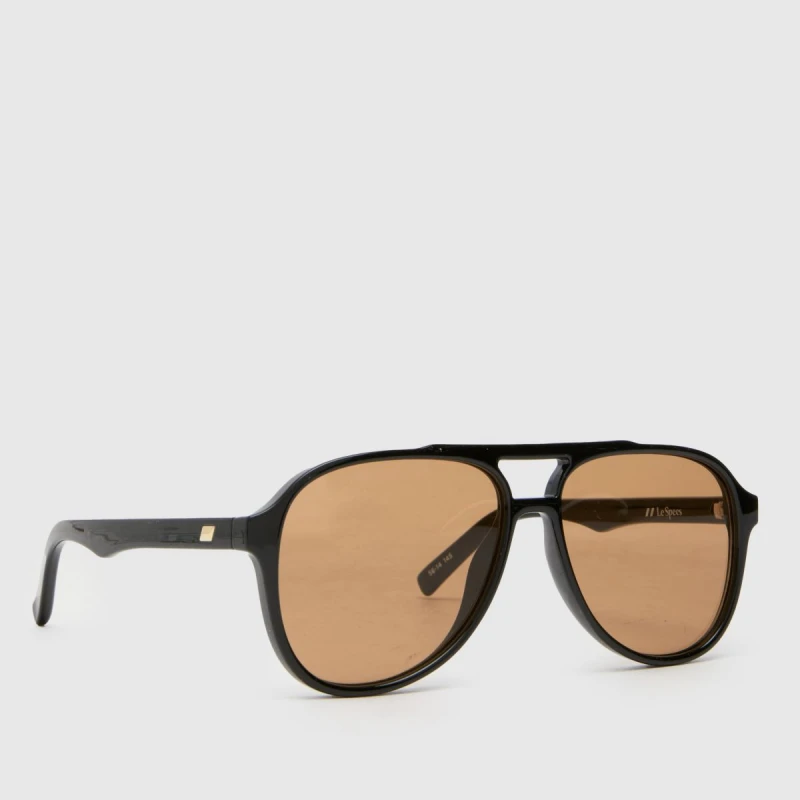 Image of LE SPECS Tragic Magic Sunglasses in Black, Size: 56mm Black UK 56mm