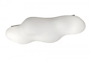 Image of Ceiling 6 Light E27 Outdoor IP44, Opal White