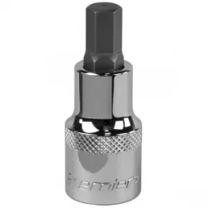 image of Sealey SBH021 Hex Socket Bit 9mm 1/2"Sq Drive