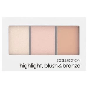 image of Collection Blush Bronze Highlighter Trio Nudes Nude