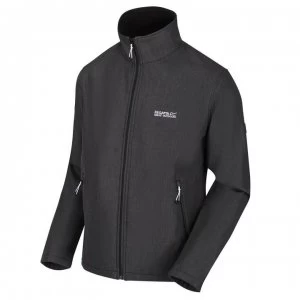 Image of Regatta Cera IV Softshell Full Zip Jacket - Black Marl
