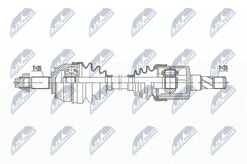 Image of NTY Drive shaft NTY NPW-FT-043
