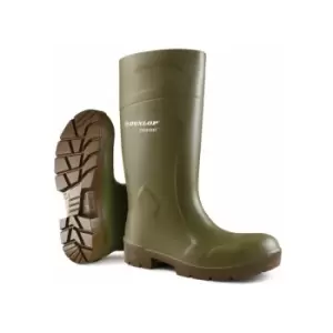Image of Dunlop - purofort multigrip Safety Wellington Boot sz 3 - Green - Green