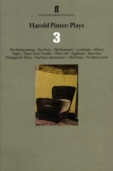 Image of Plays Three by Harold Pinter Paperback