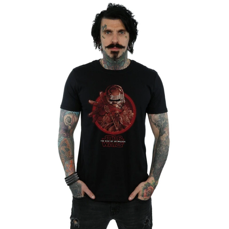 Image of Disney Men Knights Of Ren T-Shirt in Black Size: Small Black S Male 5059400156034