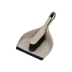 image of Natural Elements Eco-Friendly Recycled Plastic Dustpan and Brush