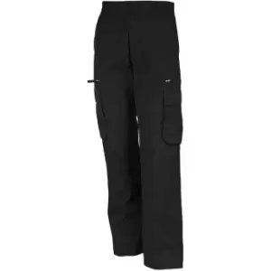 image of Kariban Spaso Heavy Canvas Workwear Trouser / Pants (XL) (Black) - Black