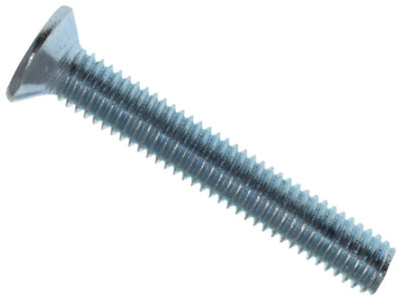 Image of Metalmate Memmscsk0540 Machine Screw Pozi Compatible Csk Zp M5 X 40mm Box 25 Memmscsk0540