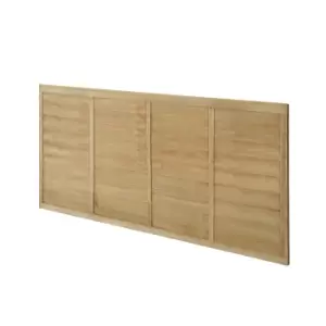 Image of Premier Lap Pressure Treated 3ft Fence Panel (W)1.83M (H)0.91M, Pack Of 5