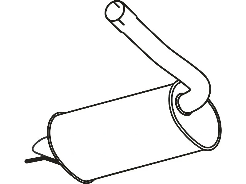Image of VEGAZ OS-115 Rear silencer Right End Silencer (3437)