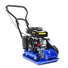 Image of Hyundai HYCP5030 87cc Petrol Plate Compactor / Wacker Plate with Wheel Kit and Paving Pad