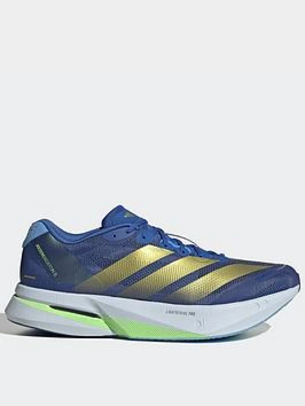 Image of Running shoes adidas Adizero Boston 13 Bleu Male 40 2/3