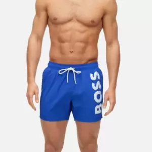 image of BOSS Swimwear Mens Octopus Swimming Shorts - Bright Blue - M