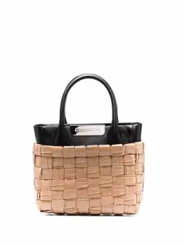 image of DSQUARED2 WOMEN Mama Woven Tote Bag