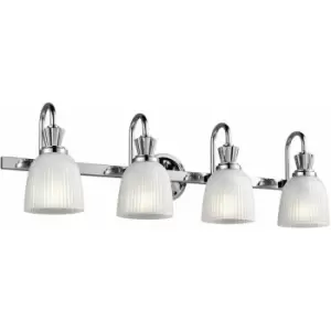 Image of Loops - 4 Bulb Wall Light Sconce Polished Chrome LED G9 3.5W Bulb