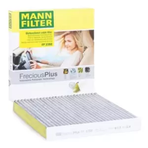 Image of MANN-FILTER Pollen filter FP 2358 Filter, interior air,Cabin filter HONDA,CIVIC VIII Hatchback (FN, FK),CR-V III (RE),Accord VII Limousine (CL, CN)