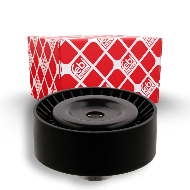 Image of FEBI BILSTEIN 34541 Idler Pulley Plastic Deflection/Guide Pulley,v-ribbed belt (312)