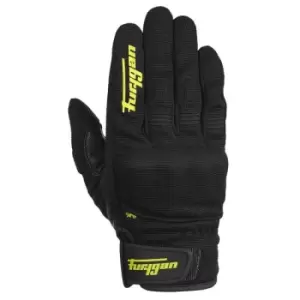 Image of Furygan Jet D3O Black Fluo Yellow 3XL