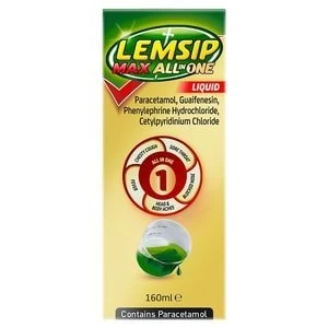 image of Lemsip Max All In One Liquid Syrup 160ml