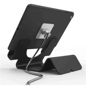 image of Compulocks Universal Tablet Holder with Keyed Cable Lock - Black