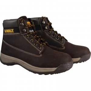 Image of DEWALT Mens Apprentice Nubuck Safety Boots Brown Size 10