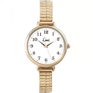 image of Ladies Limit Gold Plated Expanding Bracelet Watch