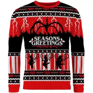 image of Stranger Things Christmas Jumper (Size L)