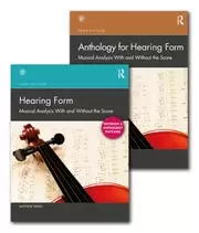Image of Hearing Form - Textbook and Anthology Set Musical Analysis With and Without the Score