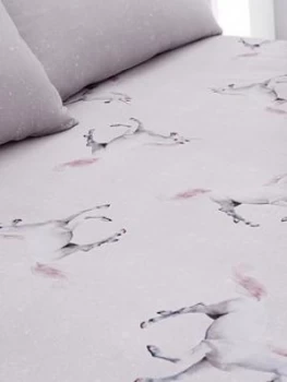 Image of Catherine Lansfield Enchanted Unicorn Fitted Sheet