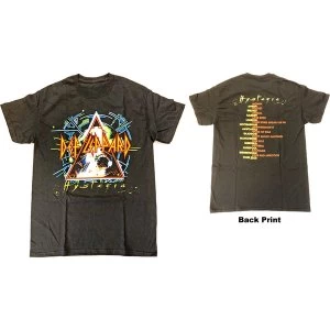 Image of Def Leppard - 2018 Tour Hysteria Mens XX-Large T-Shirt - Black