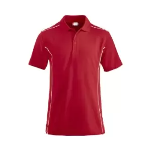 image of Clique Mens New Conway Polo Shirt (L) (Red)