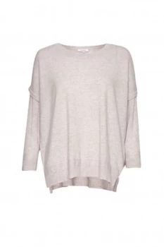 image of Great Plains Rania Cashmere and Wool Blend Jumper Purple