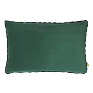 Image of Cosmo Rectangular Velvet Cushion Marine Blue, Marine Blue / 30 x 50cm / Polyester Filled