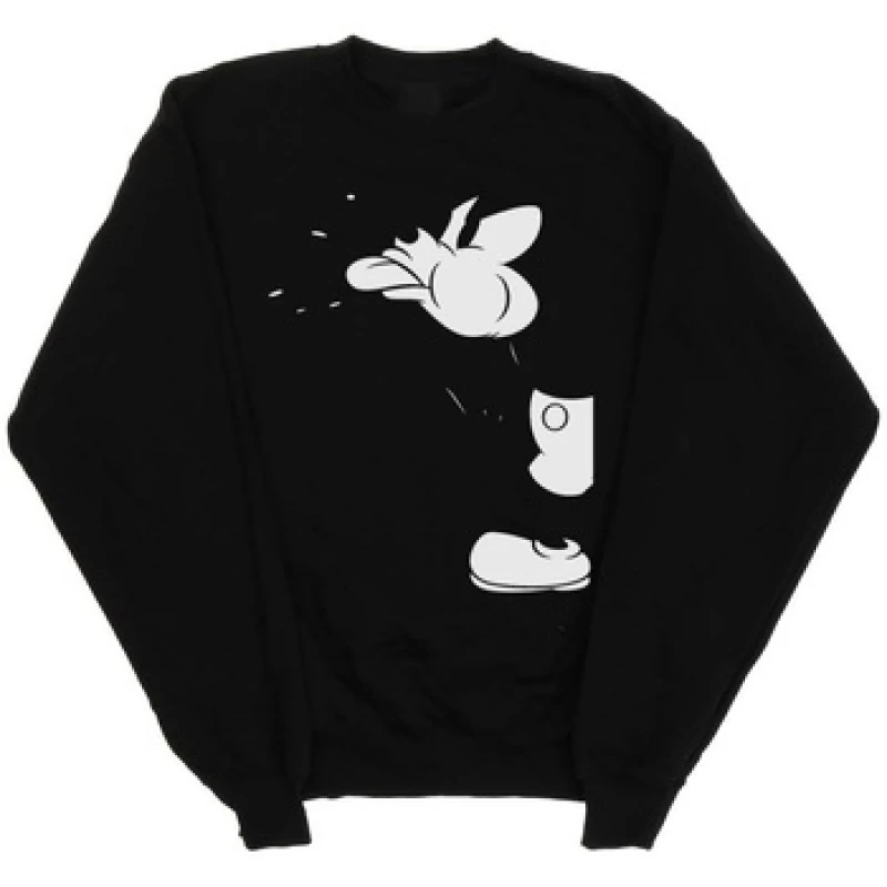 Image of Disney Mickey Mouse Cut Sweatshirt Black female