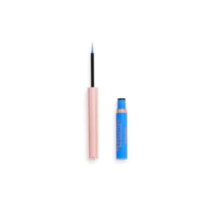 image of Makeup Revolution Neon Heat Coloured Liquid Eyeliner Sky Blue