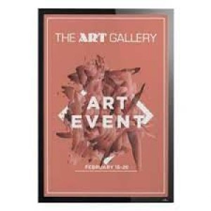 Image of Durable DURAFRAME POSTER SUN 70x100 Black