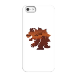 image of Nintendo Super Mario Bowser Silhouette Phone Case - iPhone 5/5s - Snap Case - Gloss